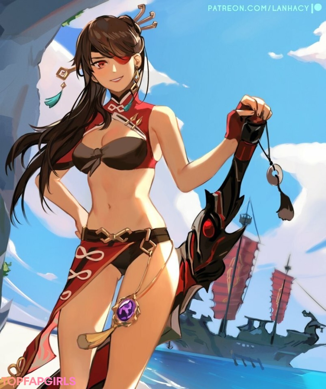 Naakte gelekte OnlyFans-foto van Genshin Impact #1891