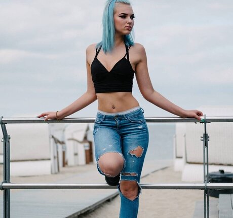 Naakte gelekte OnlyFans-foto van Celine Ritzke
