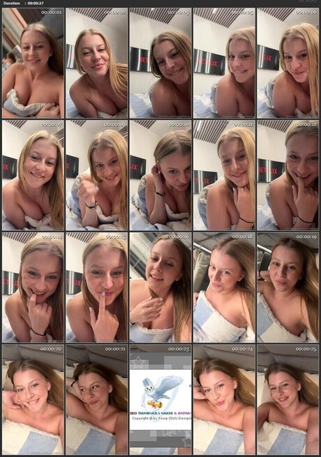 Naakte gelekte OnlyFans-foto van Hannah Becker