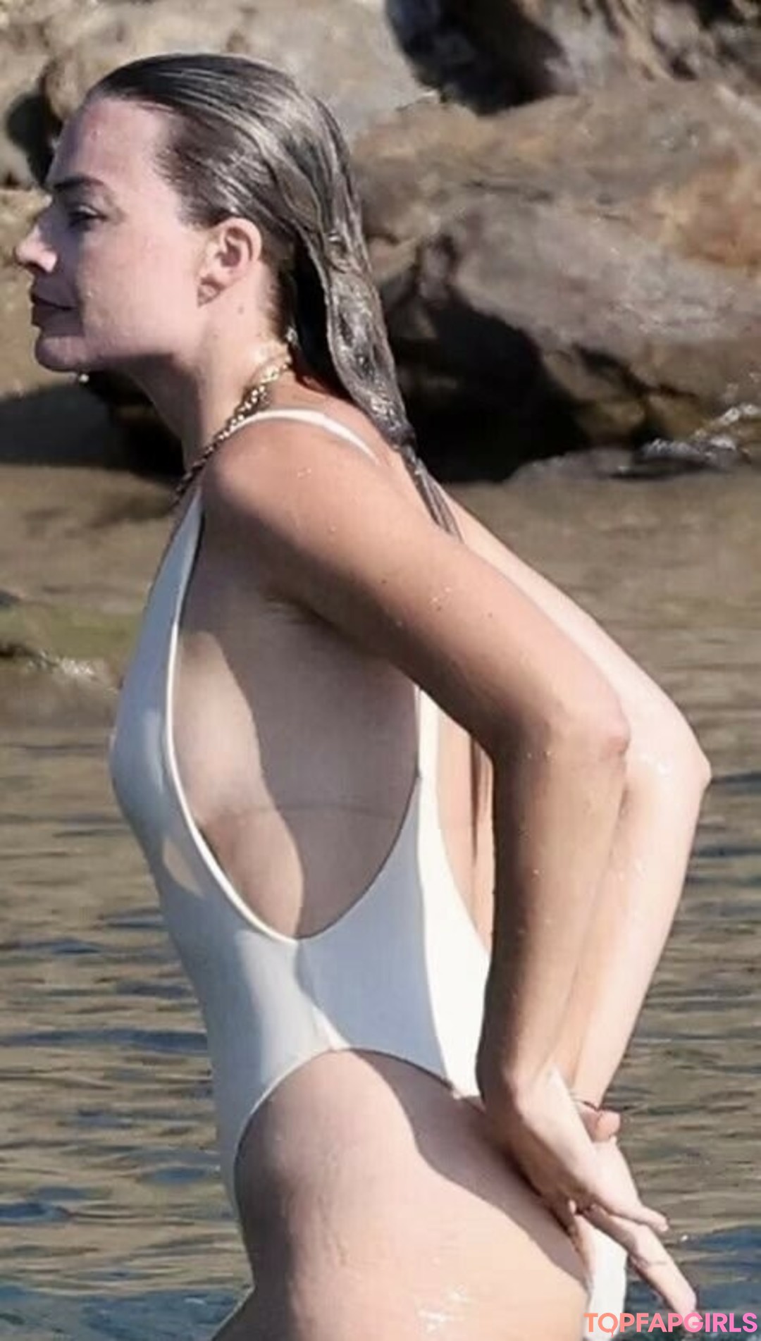 Naakte gelekte OnlyFans-foto van Margot Robbie #1193