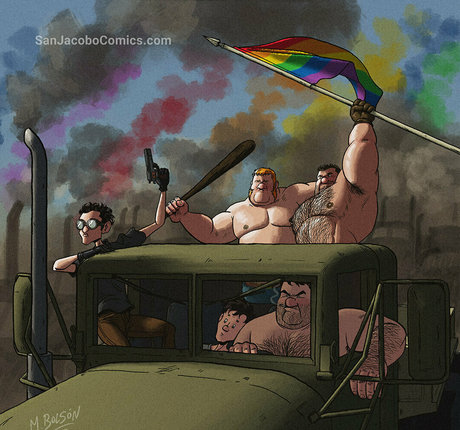 Naakte gelekte OnlyFans-foto van Sanjacobocomics
