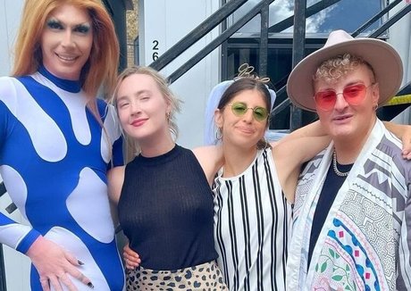 Naakte gelekte OnlyFans-foto van Saoirse Ronan