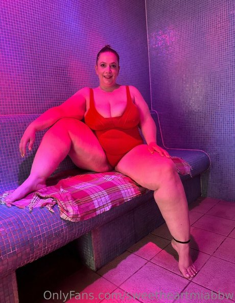 Naakte gelekte OnlyFans-foto van Sweetheartmiabbw