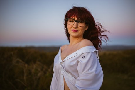 Naakte gelekte OnlyFans-foto van Rose