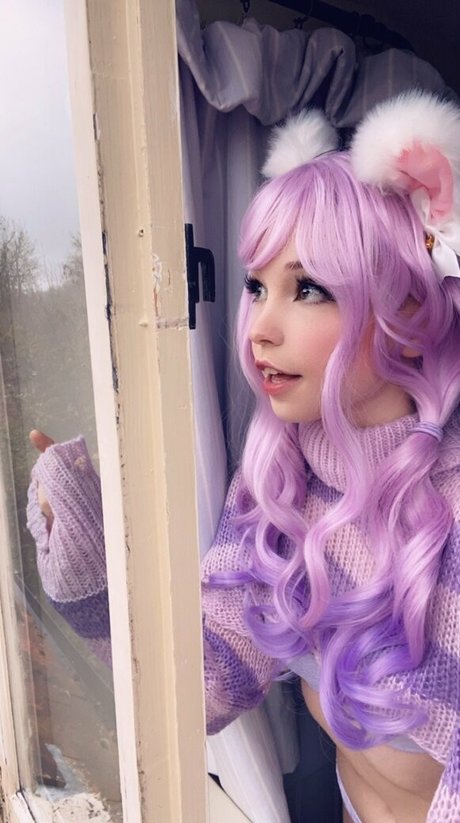 Naakte gelekte OnlyFans-foto van Belledelphine