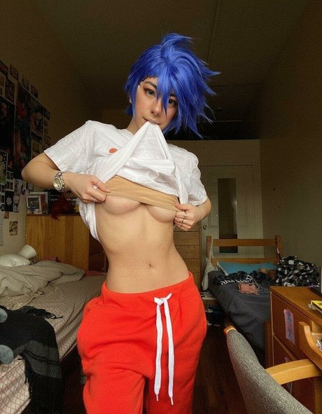 Naakte gelekte OnlyFans-foto van Ramensurprise