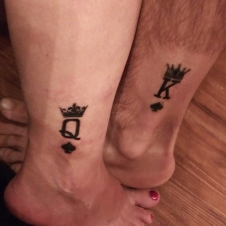 Naakte gelekte OnlyFans-foto van Cuckcouple
