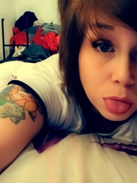 Naakte gelekte OnlyFans-foto van Misty