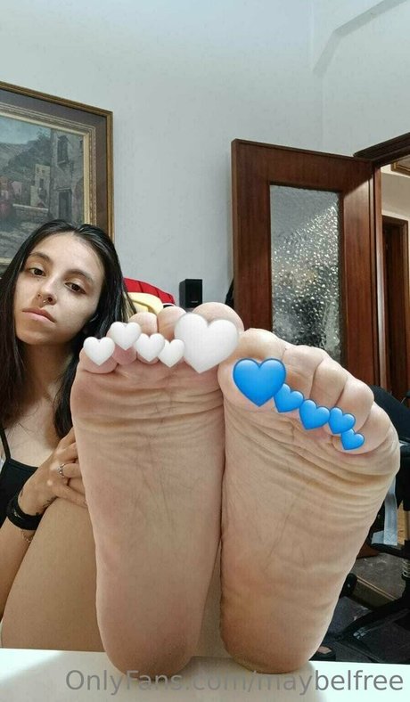 Naakte gelekte OnlyFans-foto van Maybelfree
