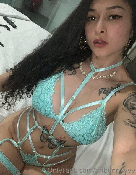 Naakte gelekte OnlyFans-foto van Aribunnyyyy