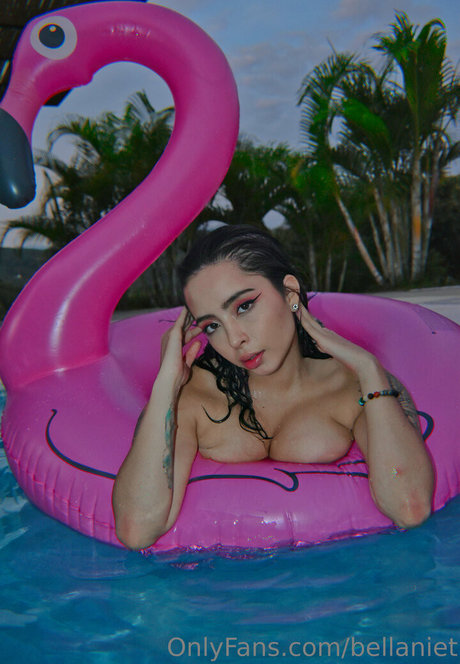 Naakte gelekte OnlyFans-foto van Bellaniet