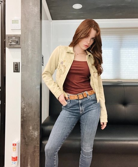 Naakte gelekte OnlyFans-foto van Violet Brinson