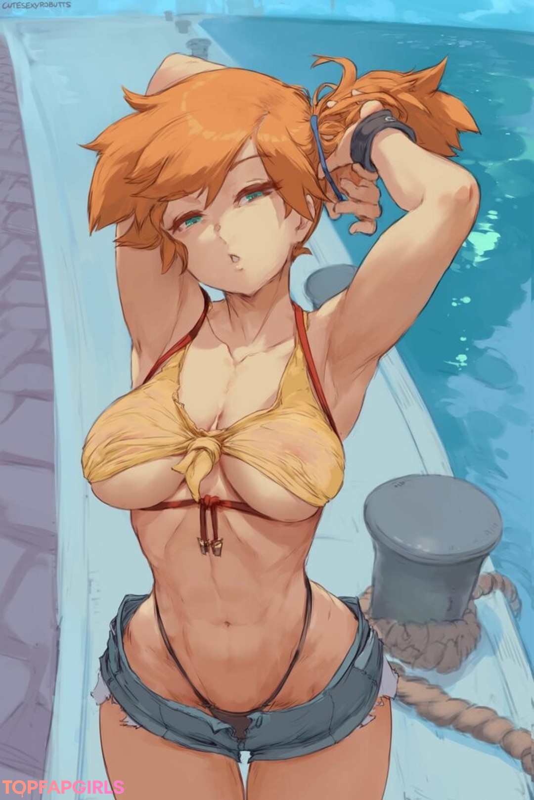 Naakte gelekte OnlyFans-foto van Pokegirls #1536