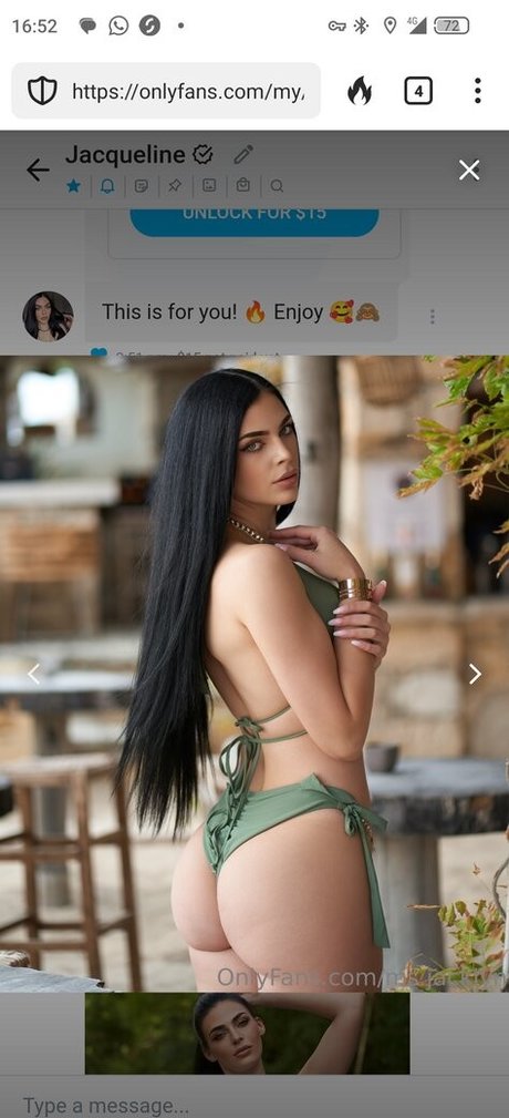 Naakte gelekte OnlyFans-foto van Jaqueline Neubauer