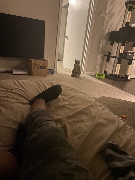 Naakte gelekte OnlyFans-foto van River