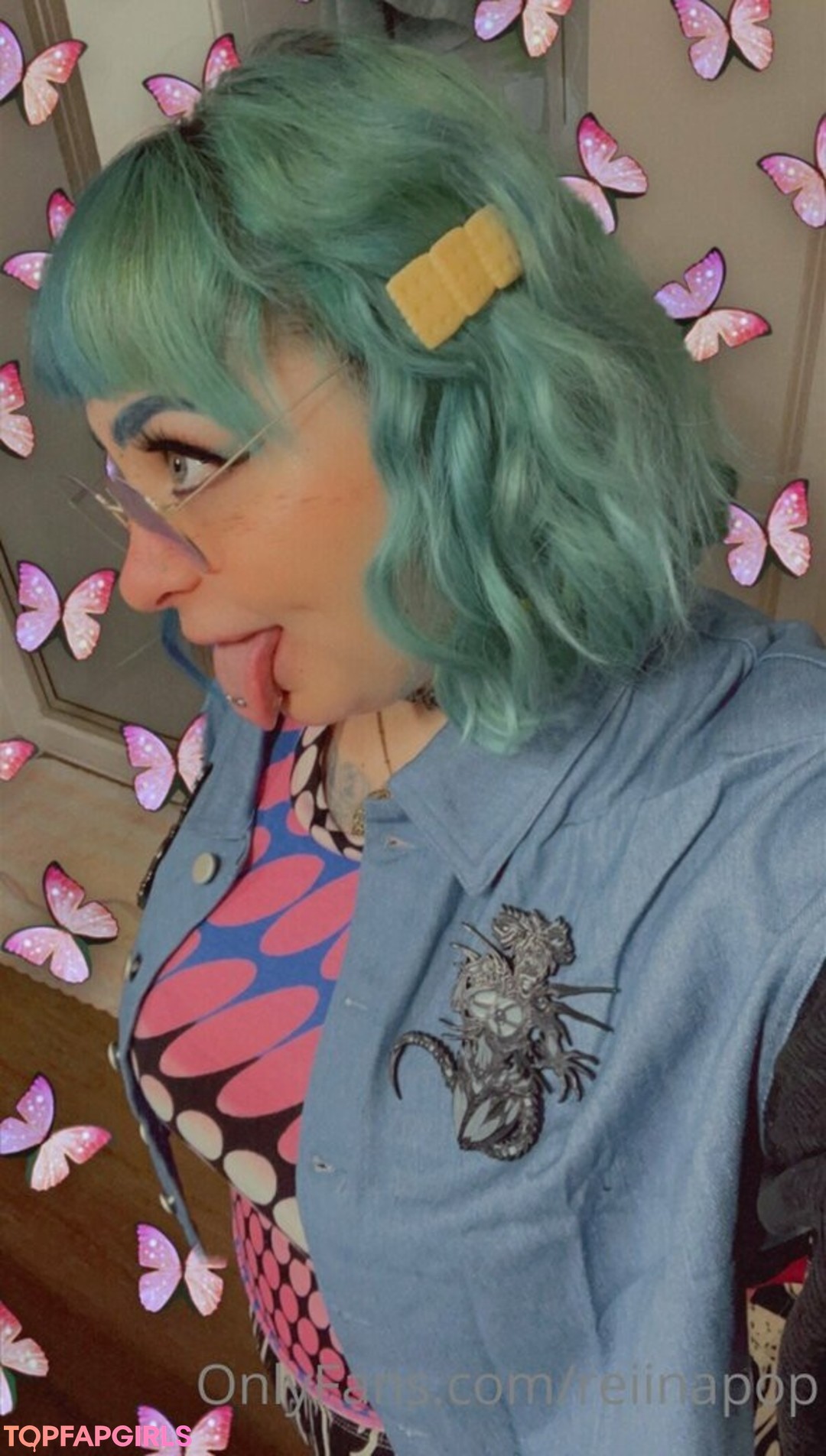 Naakte gelekte OnlyFans-foto van Reiinapop #1089