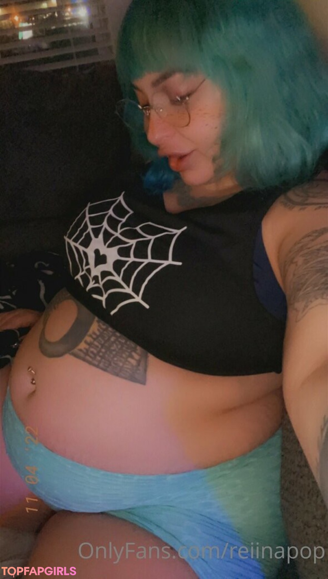 Naakte gelekte OnlyFans-foto van Reiinapop #1100