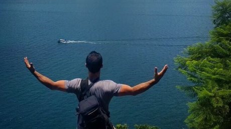 Naakte gelekte OnlyFans-foto van Brock Cooper