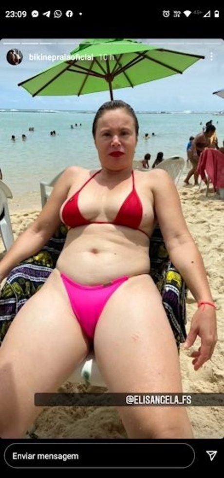 Naakte gelekte OnlyFans-foto van Elisangelafs