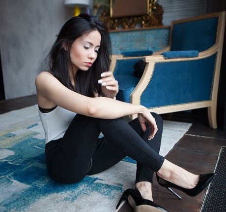 Naakte gelekte OnlyFans-foto van Emelevskaya