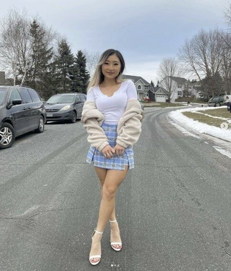 Naakte gelekte OnlyFans-foto van Xcindy