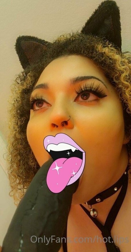 Naakte gelekte OnlyFans-foto van Hotlips