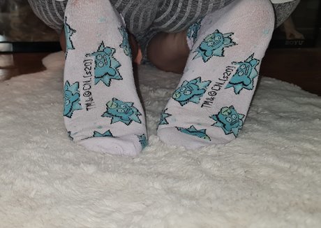 Naakte gelekte OnlyFans-foto van Unicornsfeet