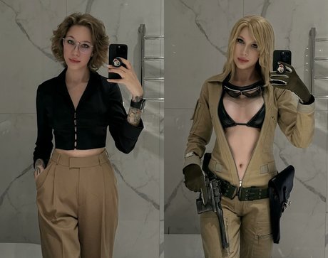 Naakte gelekte OnlyFans-foto van Olga Haku Frauhaku