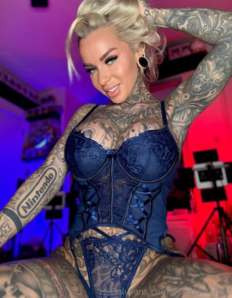 Naakte gelekte OnlyFans-foto van Gymgamergirl