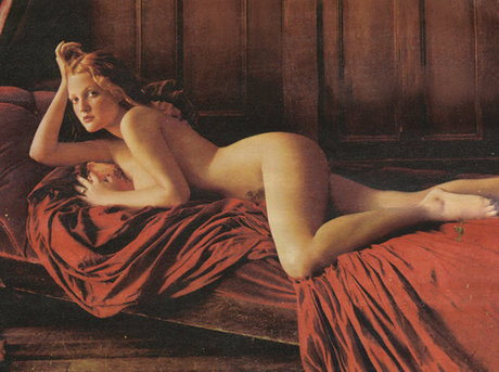 Naakte gelekte OnlyFans-foto van Drew Barrymore