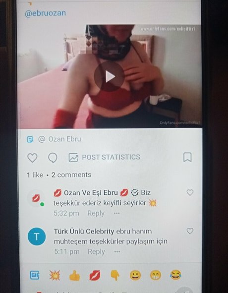 Naakte gelekte OnlyFans-foto van Ebruozan