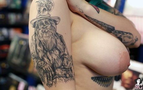 Naakte gelekte OnlyFans-foto van Chalkmoon