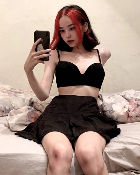 Naakte gelekte OnlyFans-foto van Blackshi