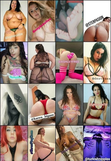 Naakte gelekte OnlyFans-foto van Ashleyfree