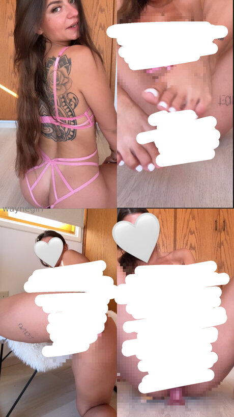 Naakte gelekte OnlyFans-foto van Waynegirlfree
