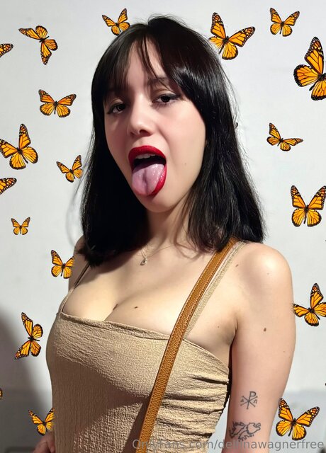 Naakte gelekte OnlyFans-foto van Delfinawagnerfree