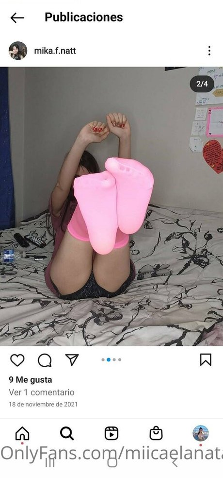 Naakte gelekte OnlyFans-foto van Miicaelanatali