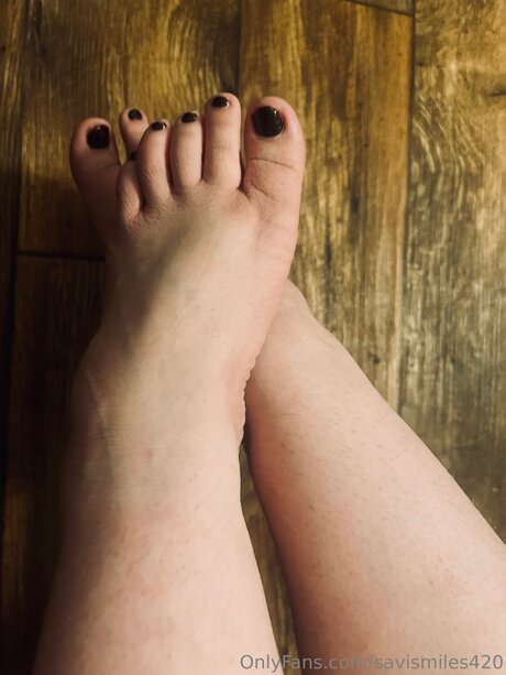 Naakte gelekte OnlyFans-foto van Savismiles420