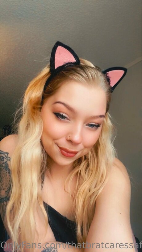Naakte gelekte OnlyFans-foto van Thatbratcaressafree