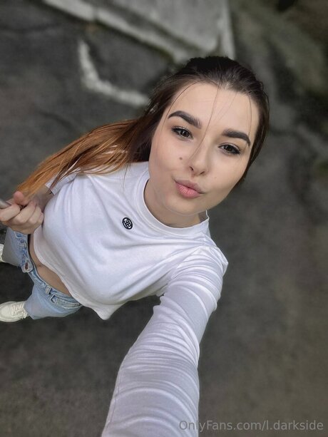 Naakte gelekte OnlyFans-foto van L Darkside