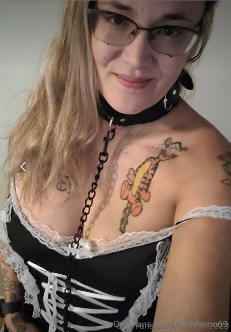 Naakte gelekte OnlyFans-foto van Theinferno69