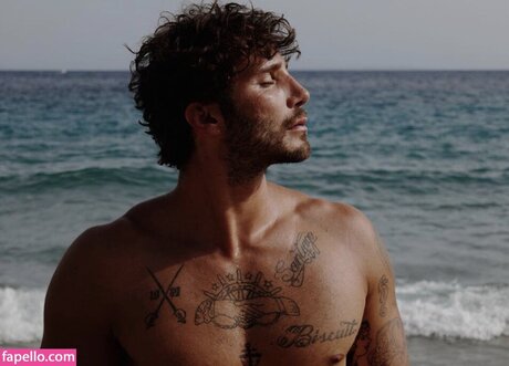 Naakte gelekte OnlyFans-foto van Stefano De Martino