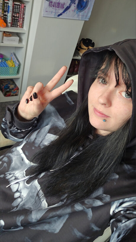 Naakte gelekte OnlyFans-foto van Milky