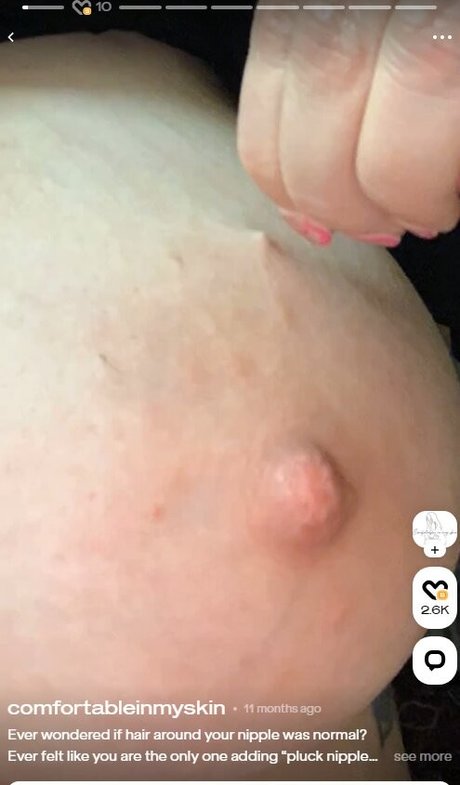 Naakte gelekte OnlyFans-foto van Comfortableinmyskin
