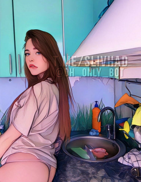 Naakte gelekte OnlyFans-foto van Denly Denlyasha