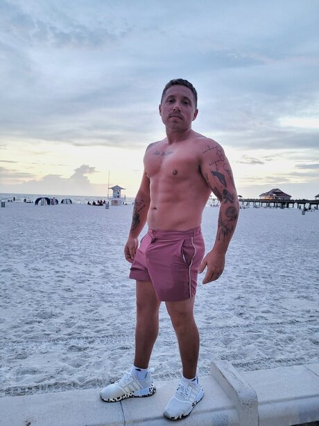 Naakte gelekte OnlyFans-foto van Danny