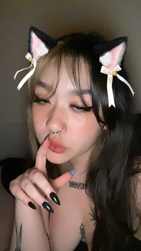 Naakte gelekte OnlyFans-foto van Bunni