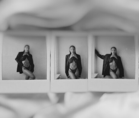 Naakte gelekte OnlyFans-foto van Polaroid Princess 
