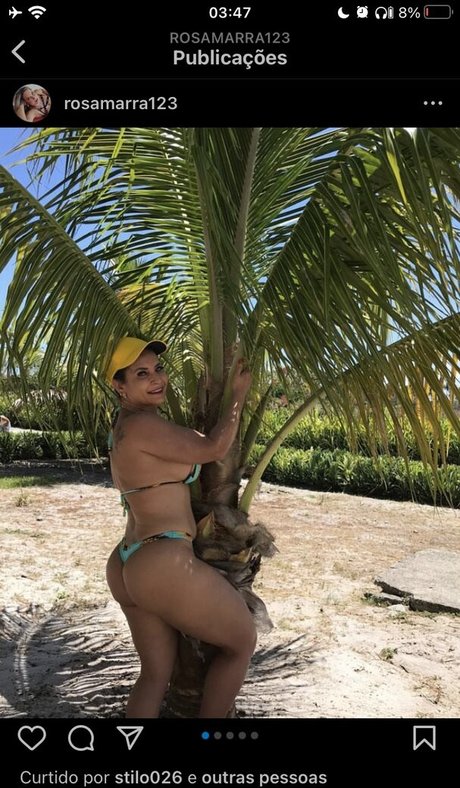 Naakte gelekte OnlyFans-foto van Rosa Marra