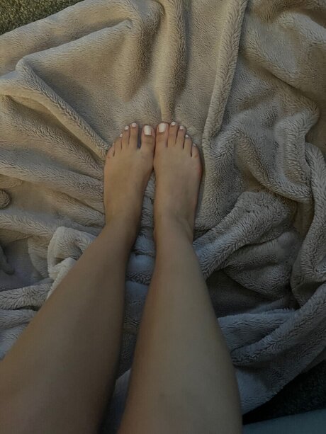 Naakte gelekte OnlyFans-foto van Feet